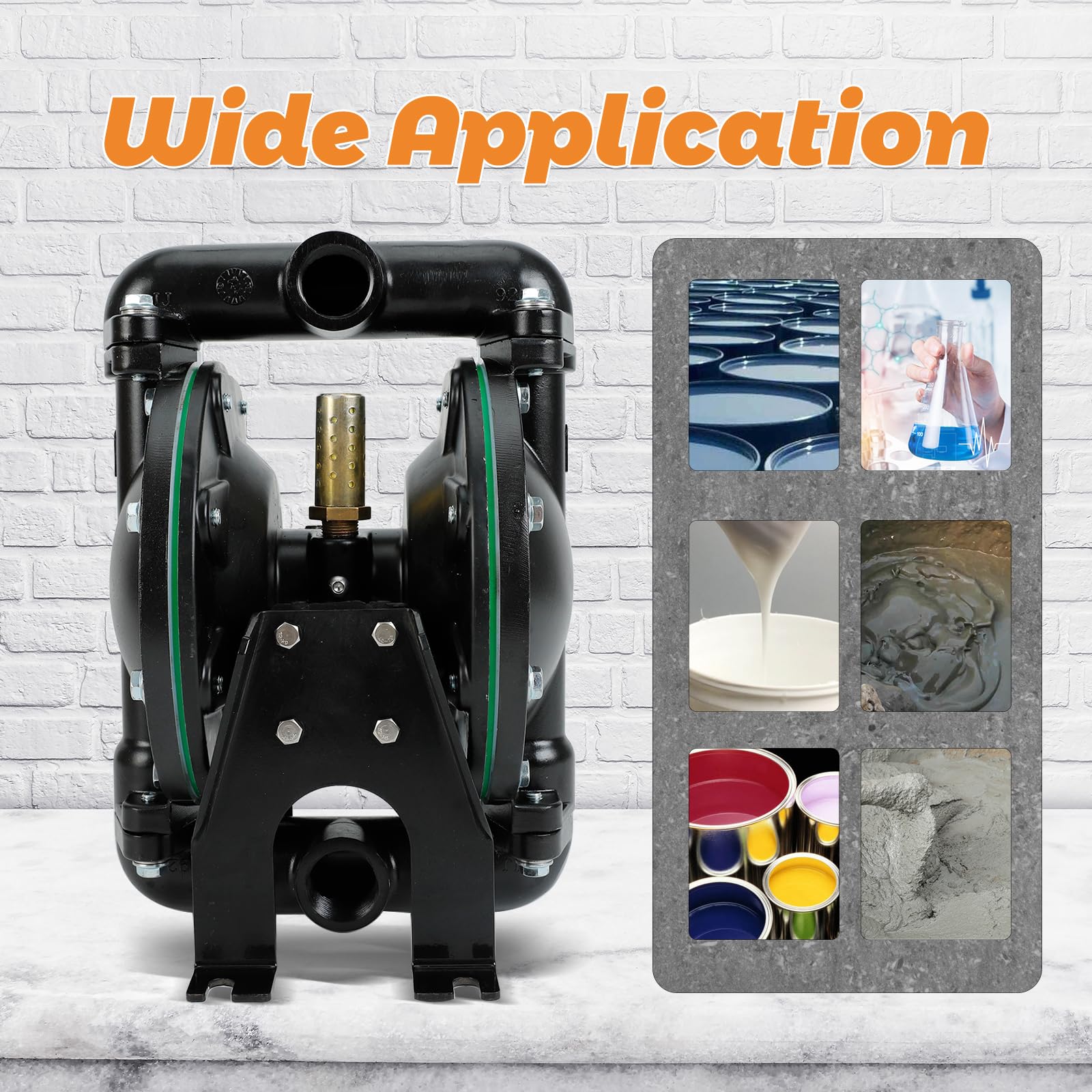 35 GPM Air-Operated Double Diaphragm Pump - 1