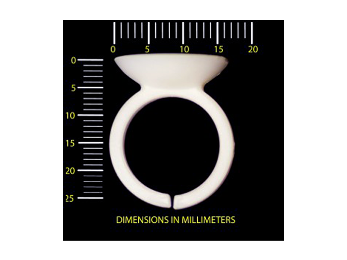 EZI Scleral Lens Applicator Ring - Easy-to-Use Contact Lens Insertion Tool for Keratoconus & Dry Eyes - Perfect for Daily Lens Application & Removal