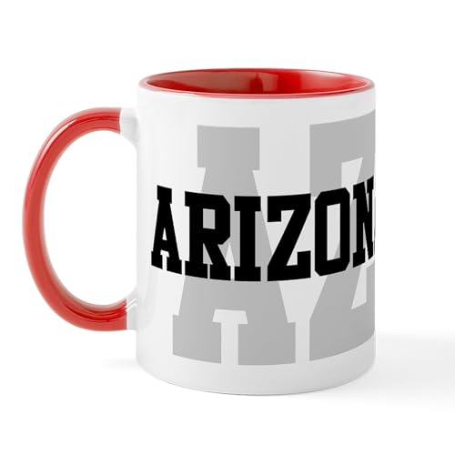 White/Red Inside - AZ Arizona Mug