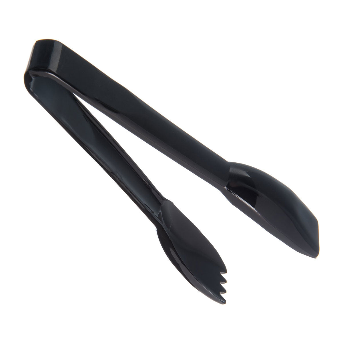Carlisle 460603 Carly Salad Tongs - 6-Inch Black Serving Tongs for Salad, Pasta, and Buffet - Perfect for Restaurants, Catering, and Home Kitchen Use