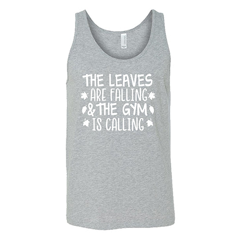 Unisex Gym Motivation T-Shirt - 'The Leaves Are Falling & The Gym Is Calling' - Perfect for Workouts, Fitness Inspiration & Fall Season Training