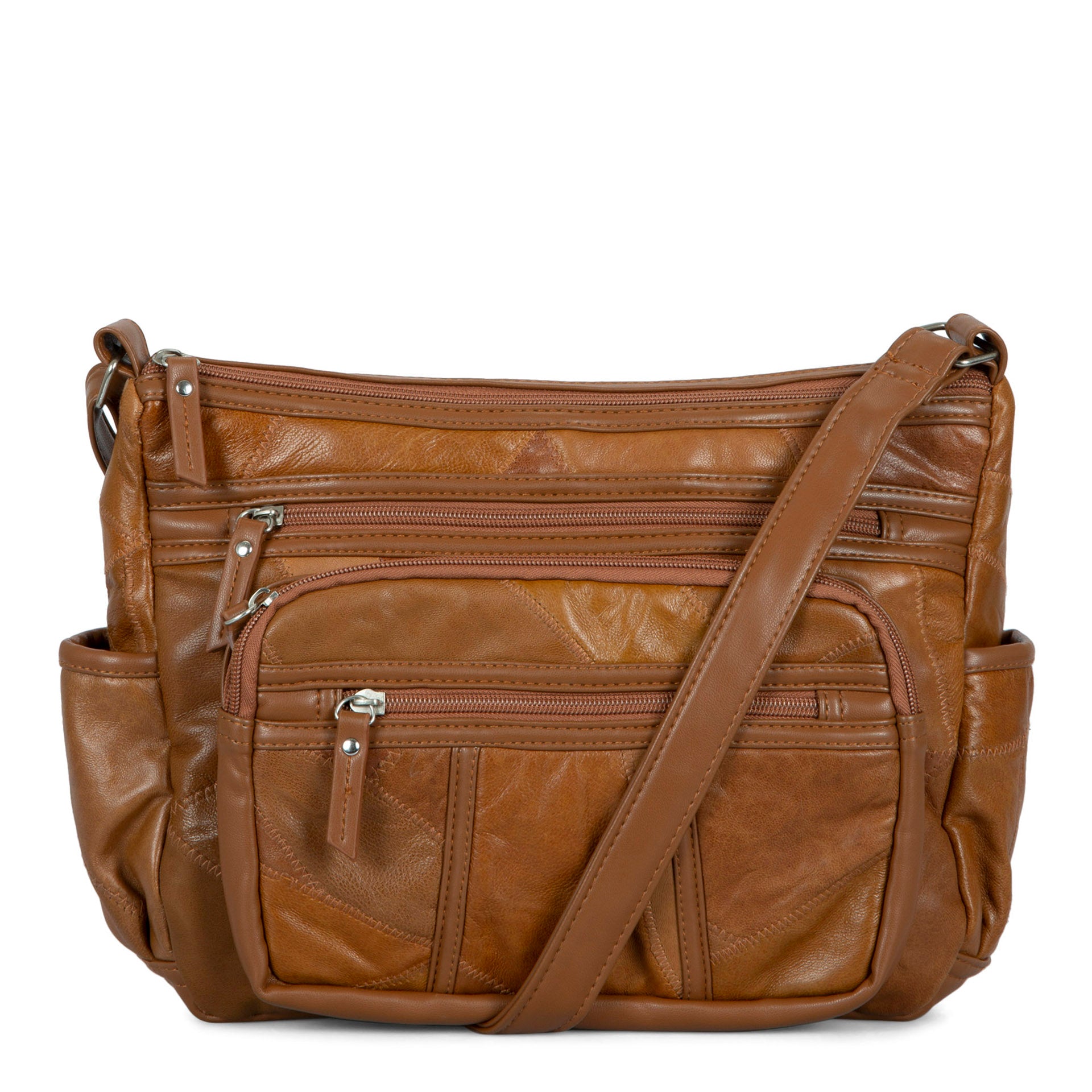 RFID Blocking Leather Crossbody Bag for Women - Anti-Theft Travel Purse for Everyday Use, Shopping & Commuting