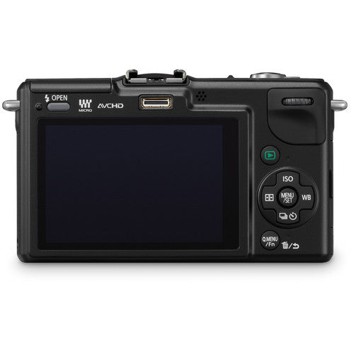 Panasonic Lumix DMC GF2 16MP Mirrorless Digital Camera with 14-42mm Lens - Compact & Lightweight for Travel, Vlogging & Street Photography (Black)