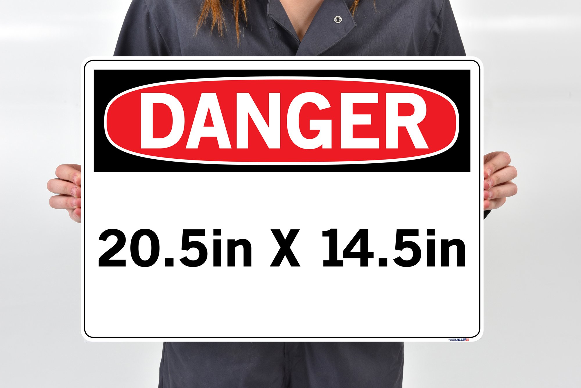 DANGER Safety Label - Do Not Operate Without Wearing Safety Glasses | 20.5