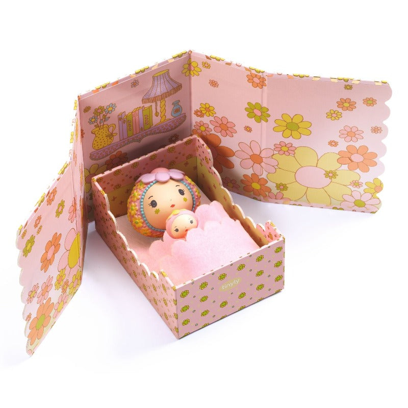 Pink Tiny Room Decor - Miniature Dollhouse Furniture Set for Kids & Collectors | Perfect for DIY Crafts, Home Decoration & Gift Giving