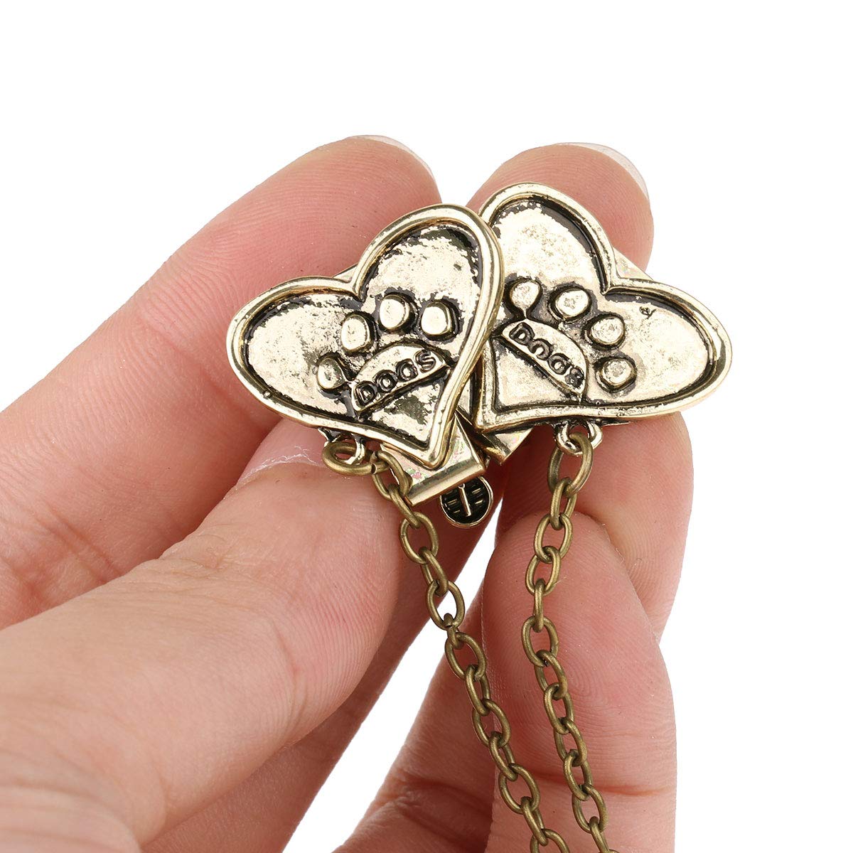 iiniim Cardigan Sweater Clips - Elegant Shawl Holder Chain Clips for Women & Girls | Perfect for Cardigans, Shawls & Scarves | Fashion Accessory for Office, Party & Daily Wear