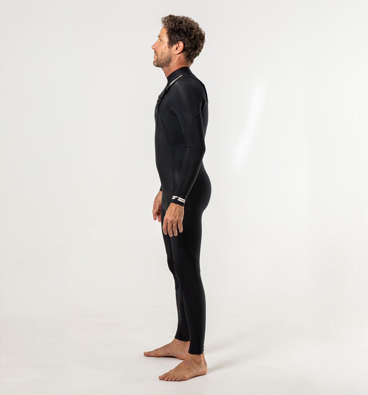 Performance Men's 3/2mm Chest Zip Wetsuit - Premium Neoprene Steamer Wetsuit for Surfing, Diving & Water Sports | Comfortable & Flexible Cold Water Protection