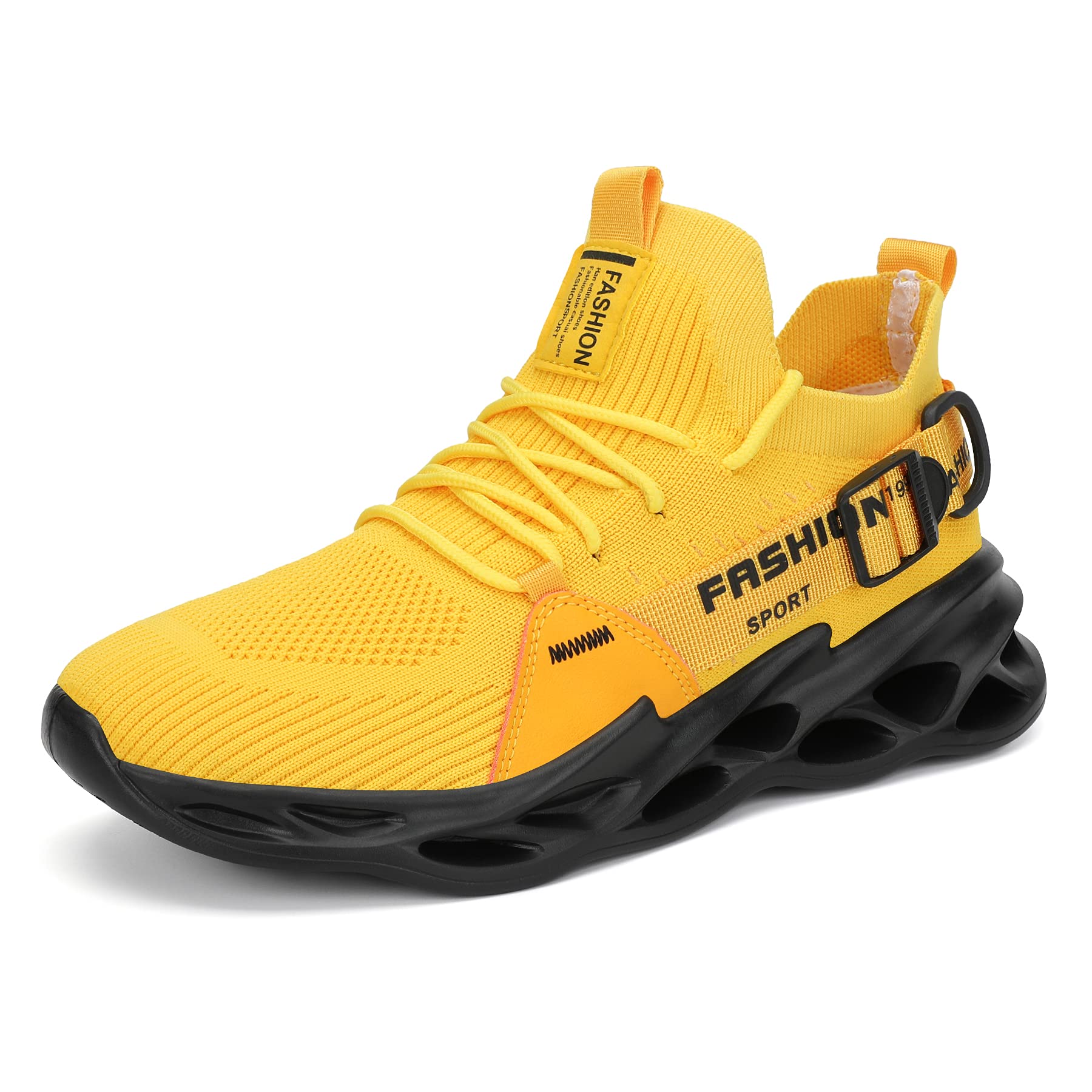 **Nihaoya Men's Athletic Walking Running Tennis Shoes - Lightweight Breathable Sneakers for Gym, Workout & Casual Wear**
