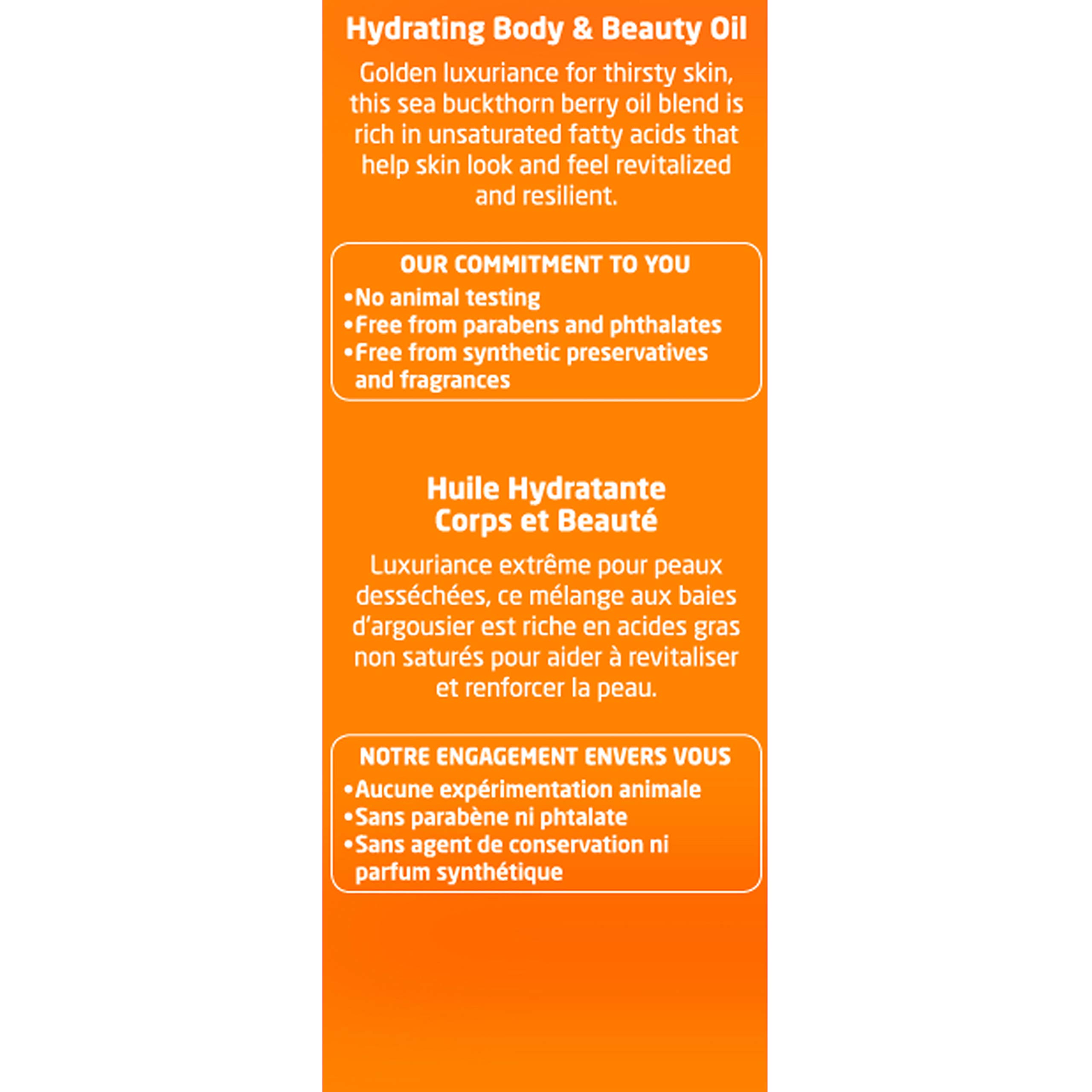 Weleda Sea Buckthorn Body Oil 3.4 fl oz - Hydrating & Nourishing Dry Skin - Perfect for Massage, After Shower & Winter Care