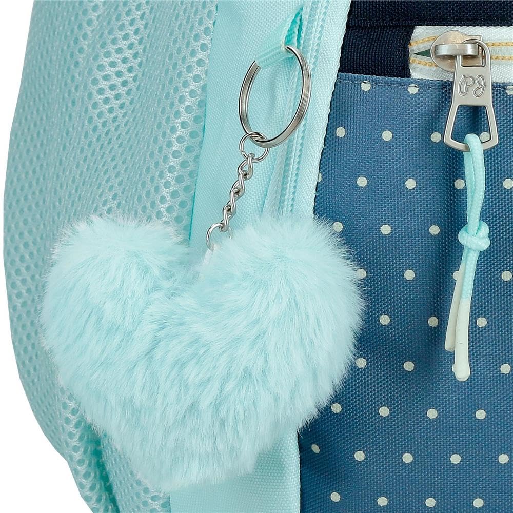 Pepe Jeans Dalma School Backpack for Kids - Adjustable Wide Straps, Front Pocket, Durable Polyester Material - Perfect for School, Travel & Daily Use