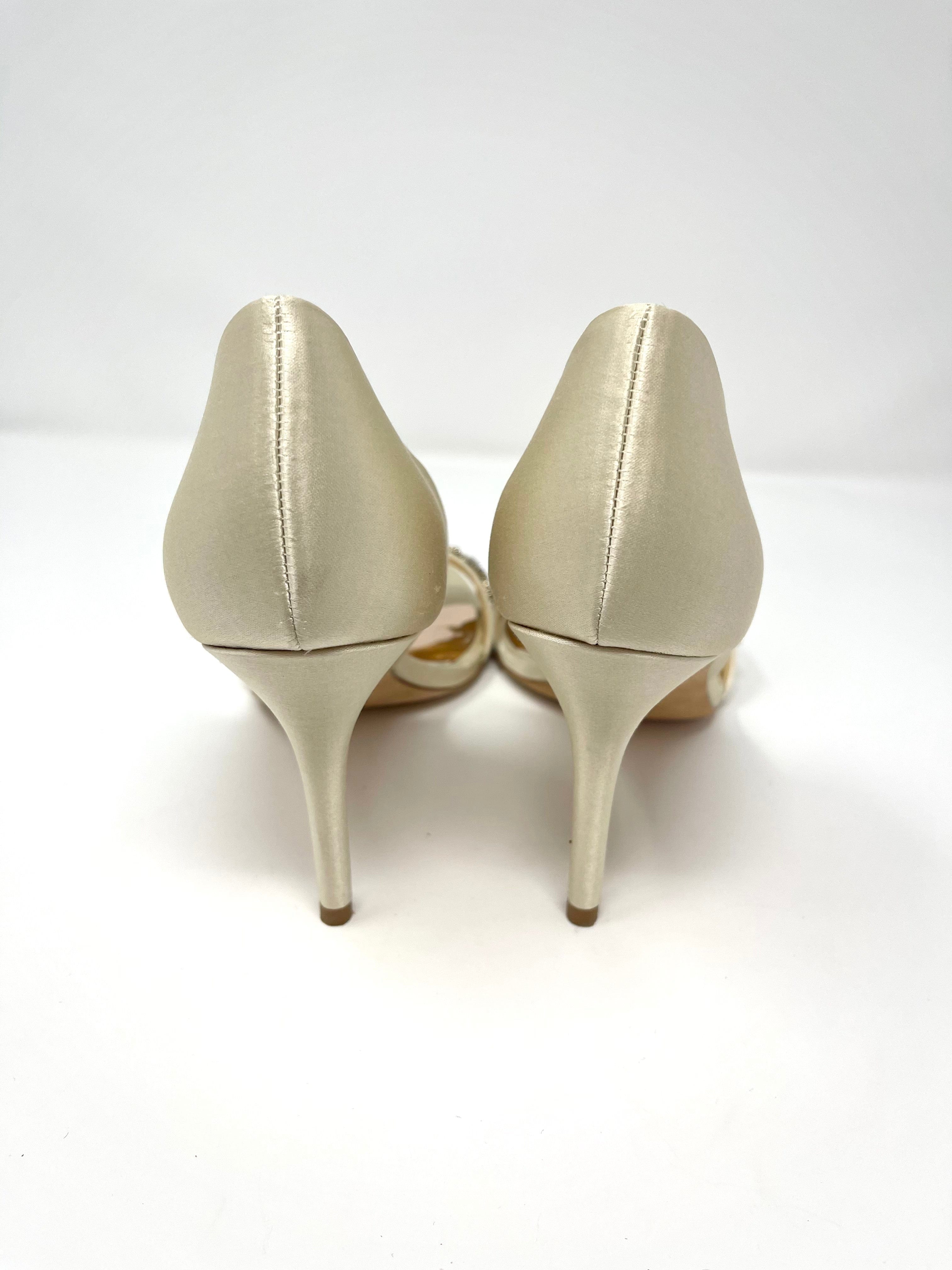 Badgley Mischka Ivy Women's Heels Size 7 - Elegant Evening Shoes for Weddings, Parties & Special Occasions