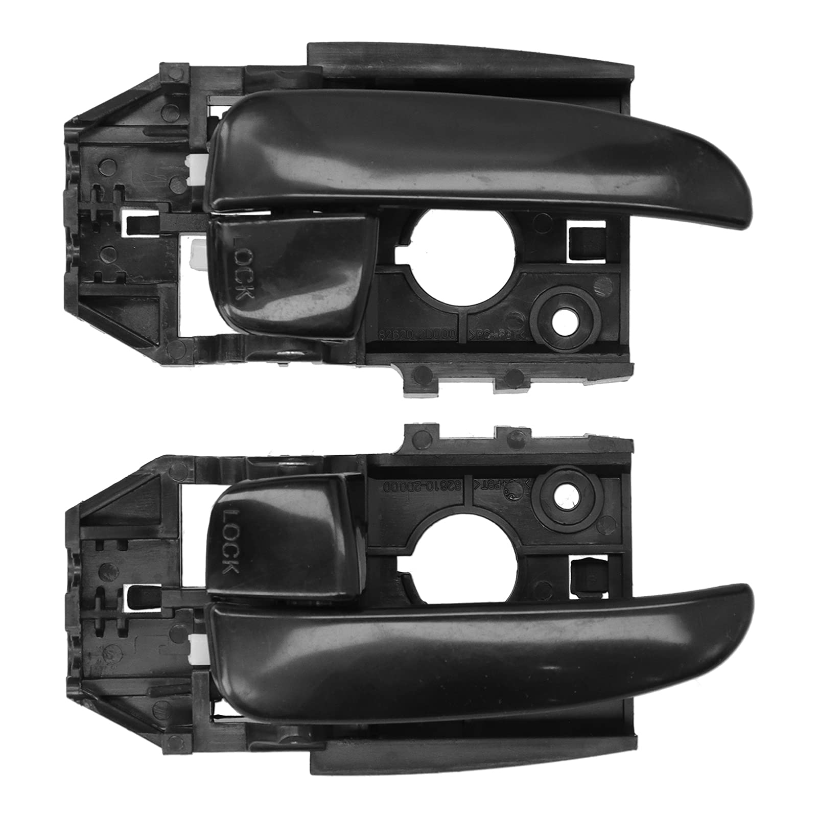 ABS Interior Door Handle 2Pcs Set - Replacement for Hyundai Elantra 82610-2D000 - Left & Right Passenger Side Car Door Handles - Durable & Easy Installation for Car Interior Upgrade