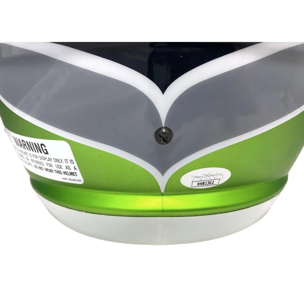 Brian Bosworth Autographed Seattle Seahawks Green Alternate Helmet with JSA COA - Signed Football Collectible for Sports Fans & Memorabilia Display