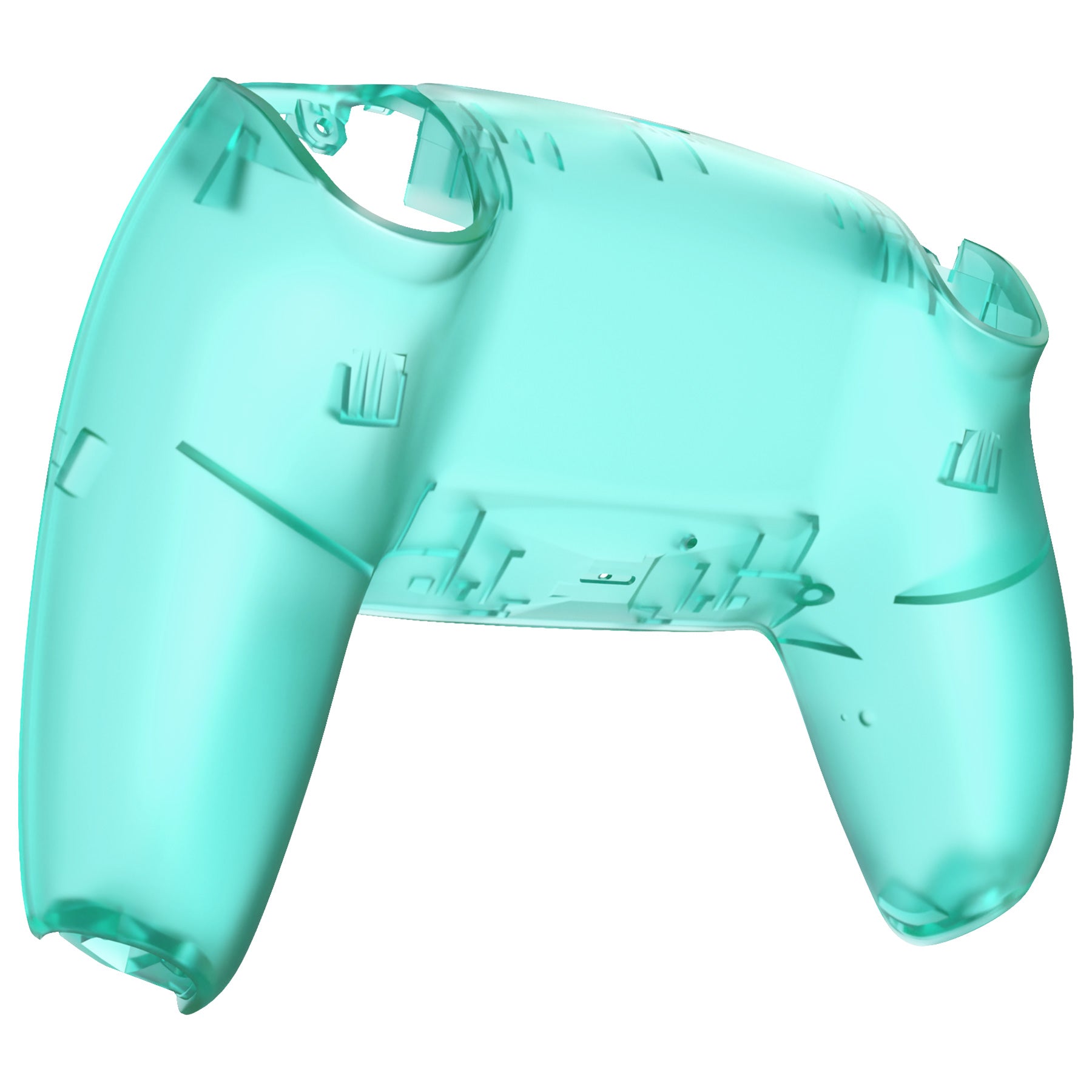eXtremeRate Emerald Green PS5 Controller Back Shell Cover - Replacement Housing Bottom Panel for DualSense Controller (DPFM5009) - Perfect for Gaming, Customization & Repair