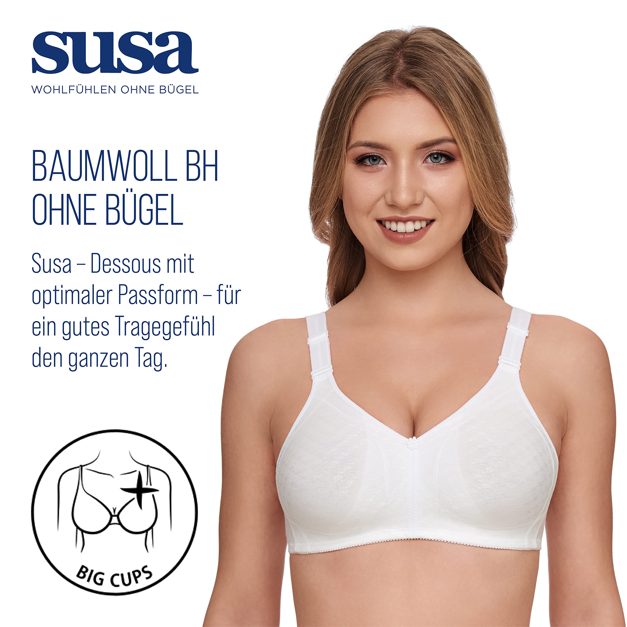 Full Figure Non-Wired Seamless Bra for Women - Comfort All Day Wear