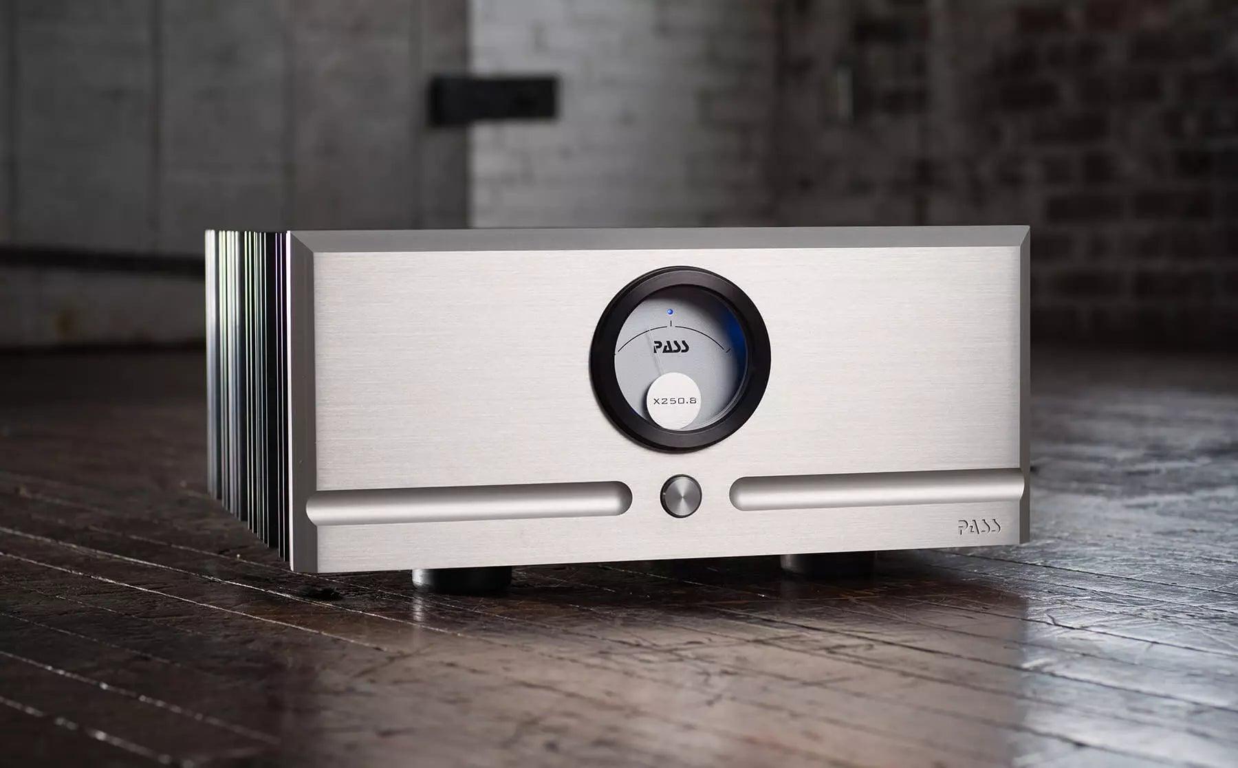 Pass Labs X250.8 High-End Stereo Power Amplifier - 250W x 2 Channels, Class A/B Design for Audiophile Home Theater & Music Listening Systems - Perfect for Hi-Fi Audio Enthusiasts and Professional Studio Setups
