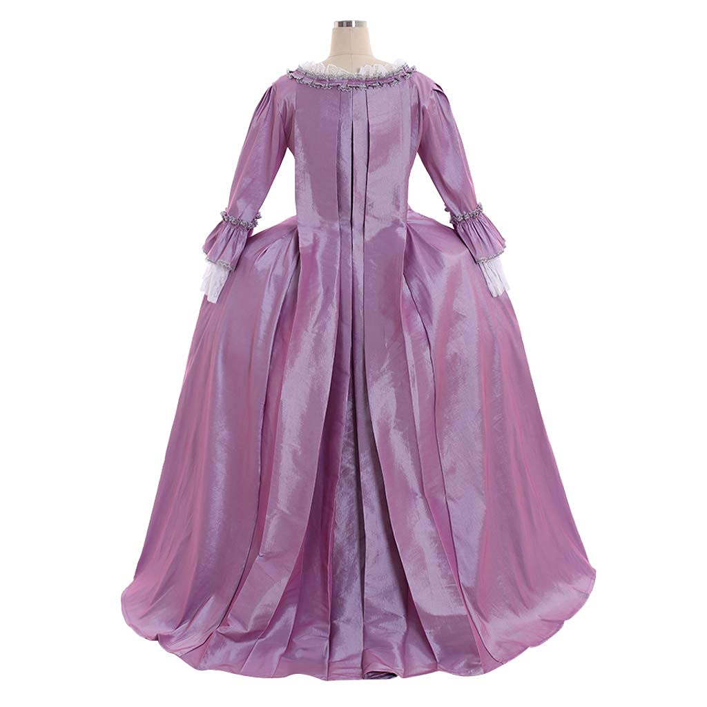 Queen Marie Antoinette Costume - Women's Rococo Ball Gown Victorian Gothic Dress for Cosplay DIY (Purple) | Perfect for Halloween, Renaissance Fairs & Themed Parties