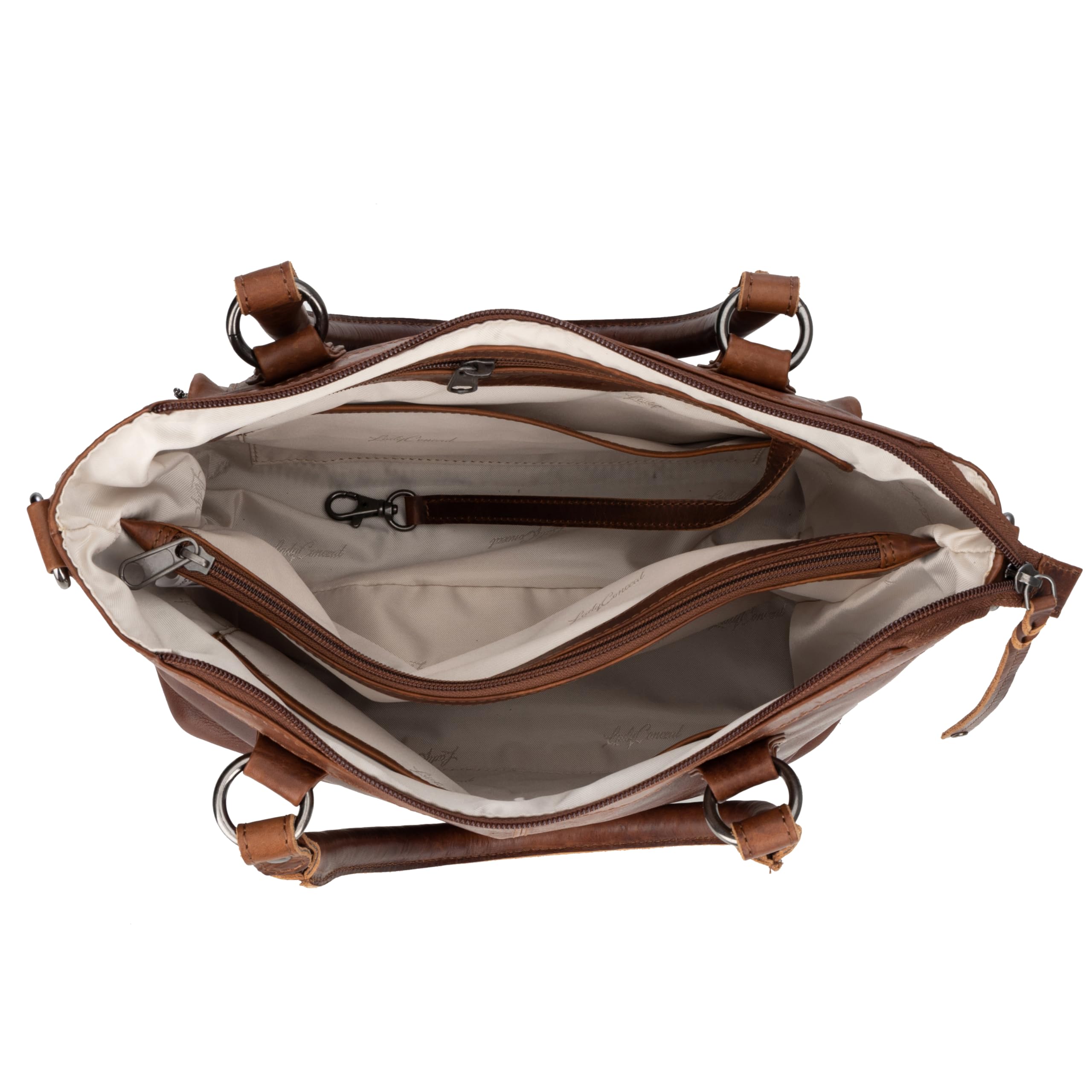 Stylish Sadie Satchel - Spacious Crossbody Shoulder Bag with Universal Gun Holster & Secure YKK Locking | Perfect for Work, Travel & Everyday Use