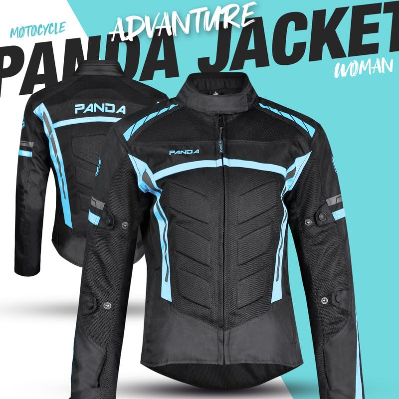 Women's CE Armor Motorcycle Jacket - Waterproof All-Season Touring & Dual Sport Biker Jacket for Women - Ideal for Adventure Riding, Commuting & Long-Distance Travel