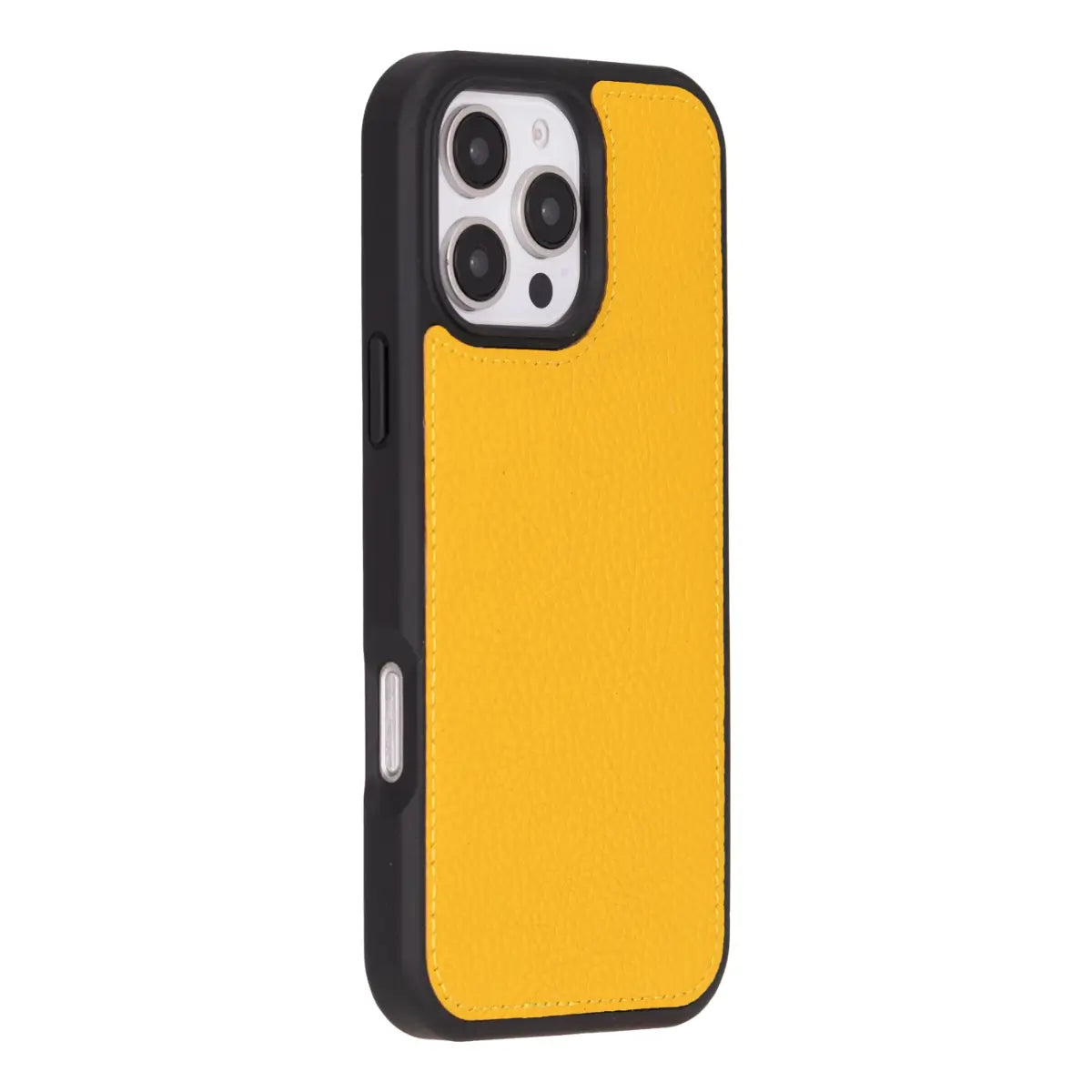 Premium Yellow Leather Wallet Case for iPhone 16 Pro Max - Slim Protective Cover with Card Slots | Perfect for Daily Use, Travel & Business (2024 Model)