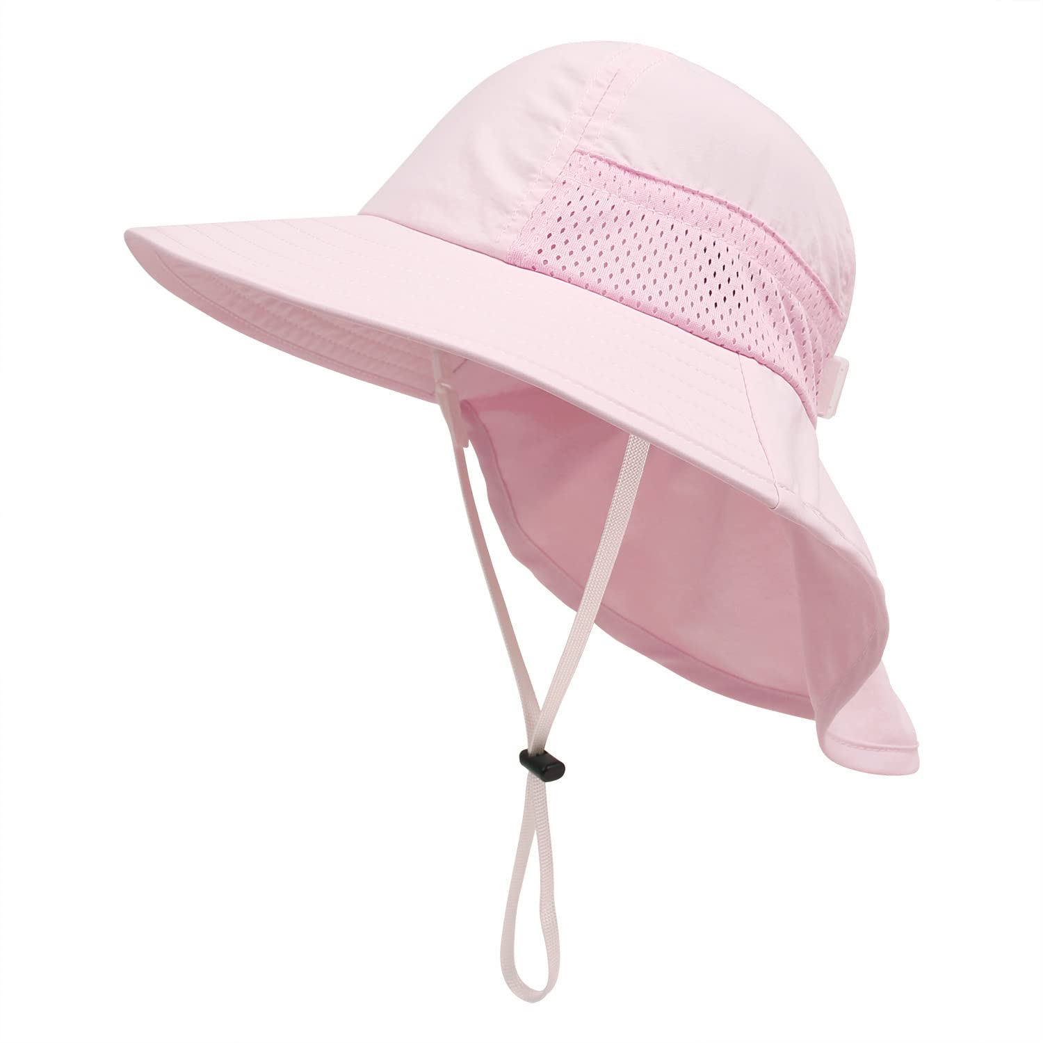 UPF 50+ Baby Sun Hat with Wide Brim for Toddlers 0-6 Years - Boys & Girls Beach Hat for Sun Protection - Perfect for Outdoor Play, Swimming, and Summer Vacations