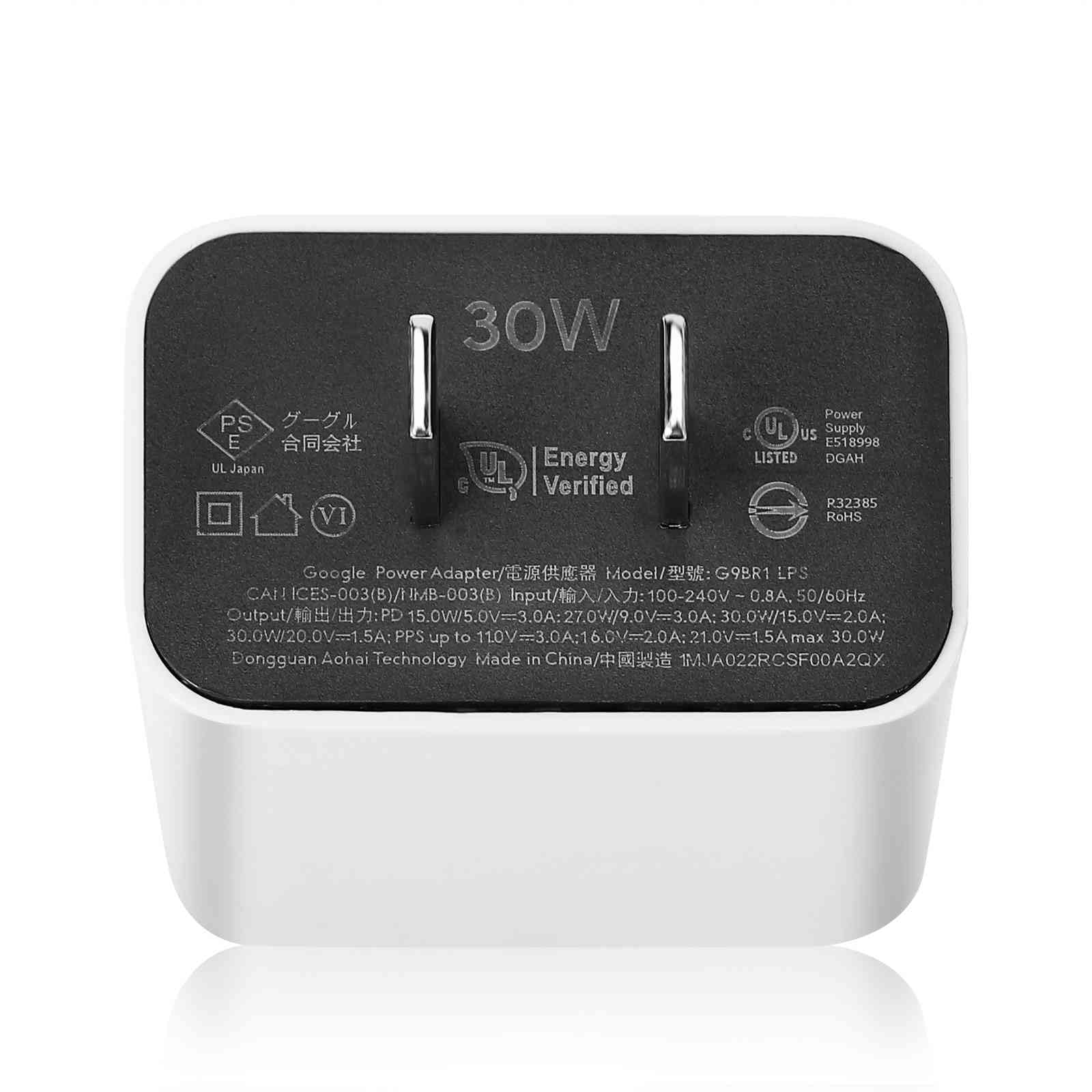 30W USB-C Fast Charger with USB-C to USB-C Cable - Compatible with Google Pixel 5a 5G/6 Pro/7a/4 Series & All USB-C Devices - Rapid Charging for Phones, Tablets & Laptops - Perfect for Home, Office & Travel Use