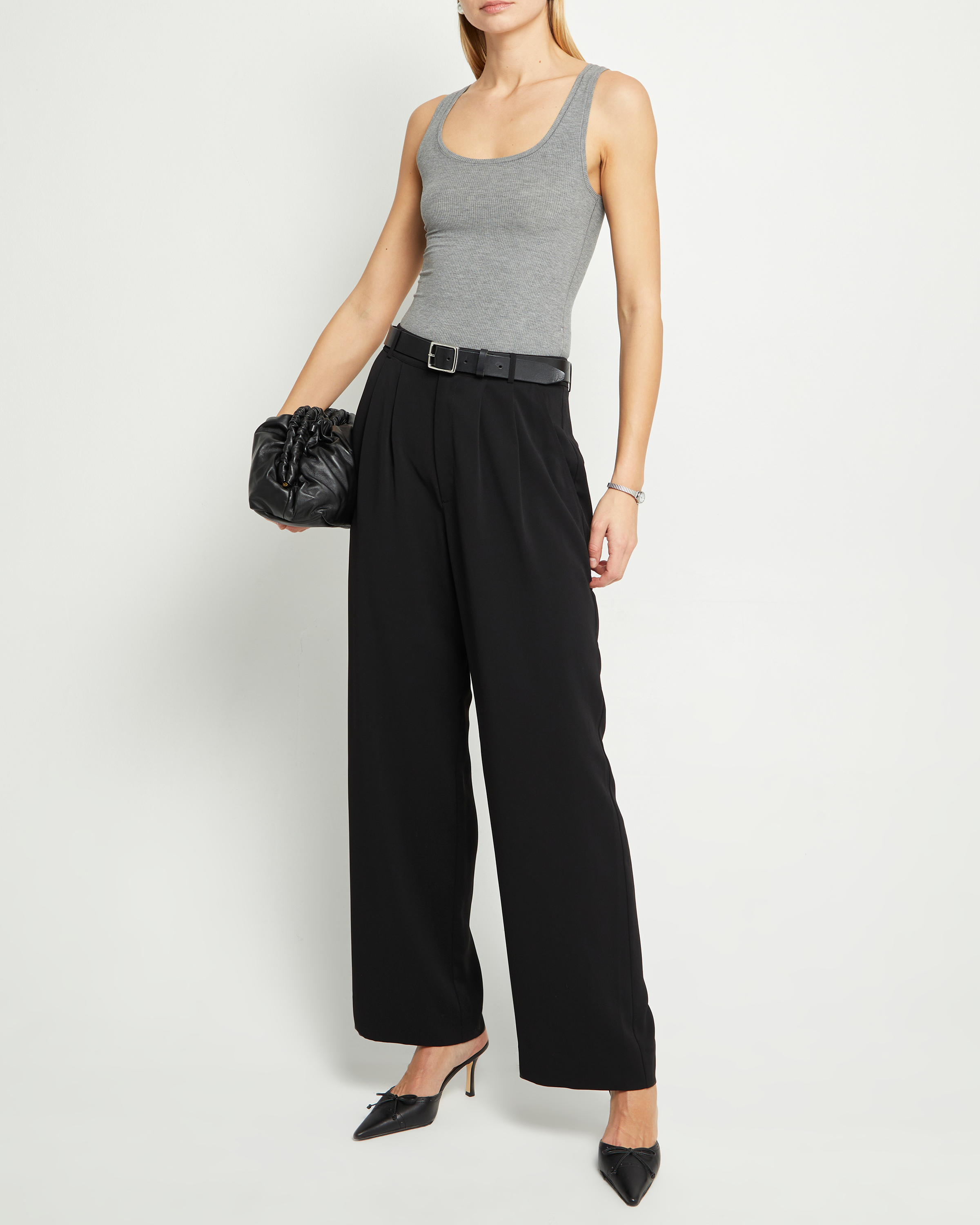 Belle Women's Classic Black Pant K22Wpa97001G - Perfect for Office Wear, Business Casual & Formal Occasions