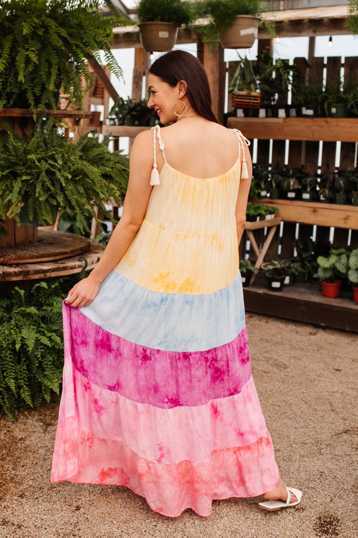 Caribbean Crush Dress - Flowy Summer Beach Dress for Women | Tropical Vacation Outfit, Boho Maxi Dress for Pool Party & Date Night