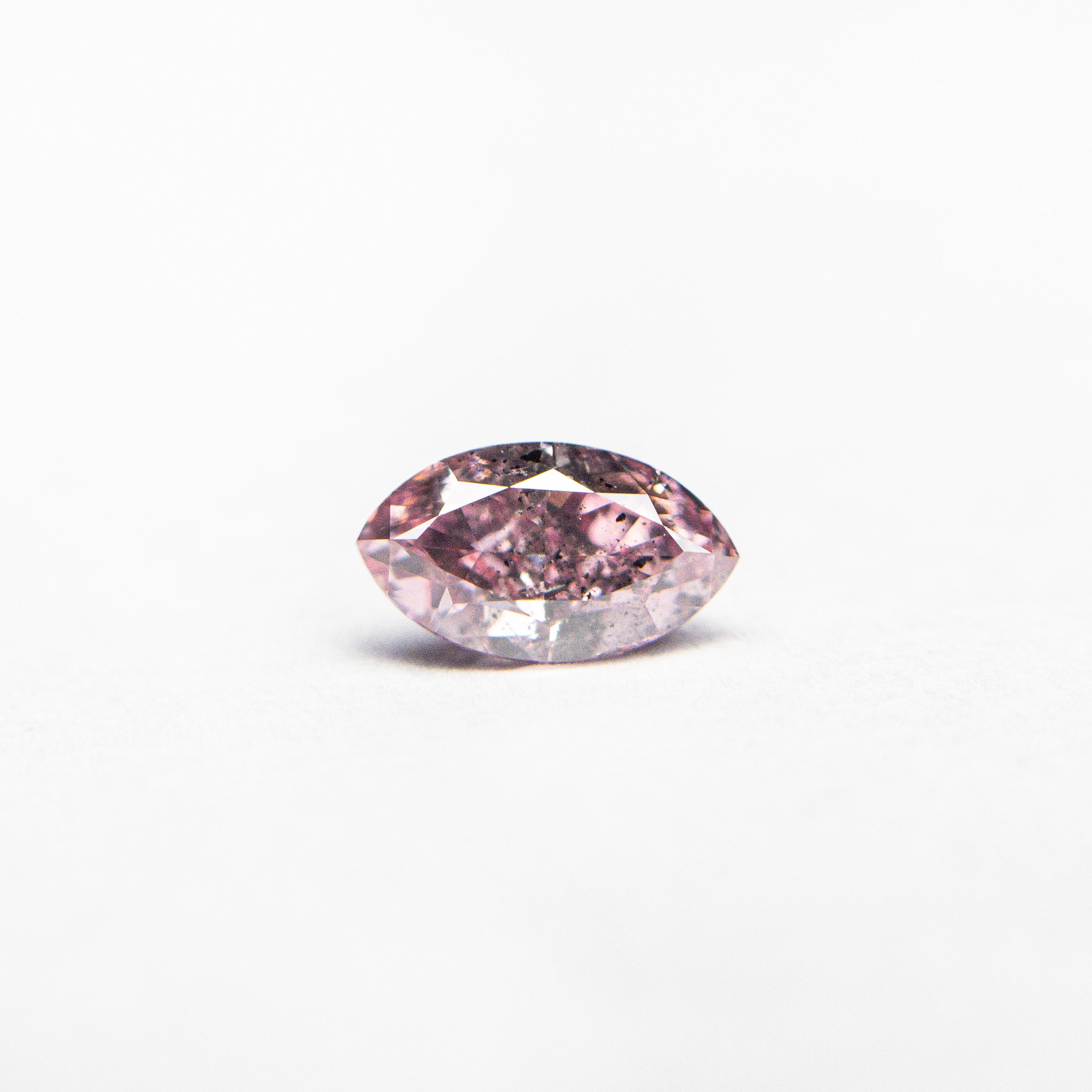 0.29ct GIA Certified Fancy Intense Purplish Pink Marquise Cut Diamond (5.70x3.27x2.29mm) - I1 Clarity, Ideal for Engagement Rings & Luxury Jewelry