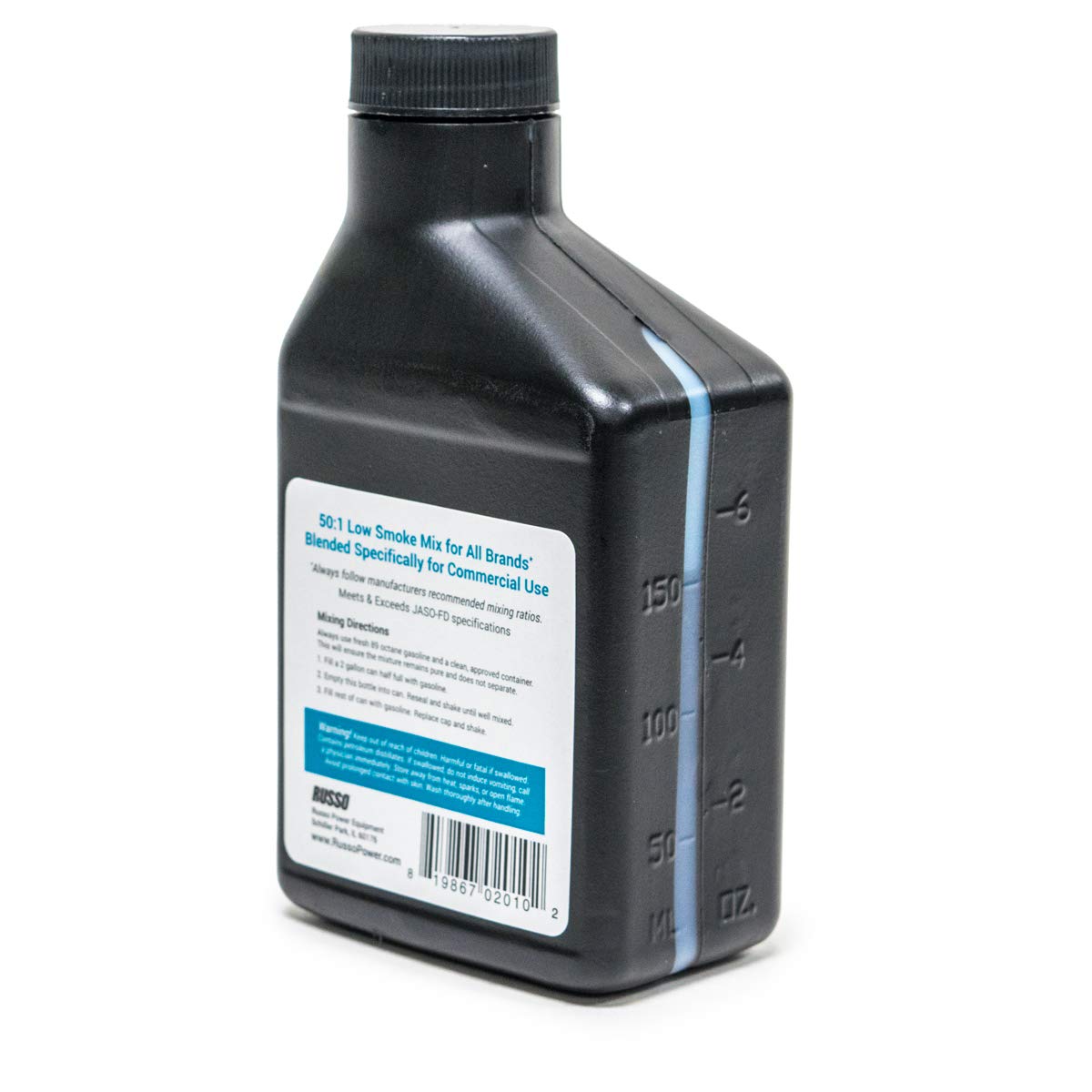 48 Bottles Russo Synthetic Blend 2 Cycle Motor Oil 5.2 Oz 50:1 Mix - 2 Gallon Compatible with Echo, Stihl, Husqvarna Chainsaws & Outdoor Power Tools - Ideal for Lawn Mowers, Leaf Blowers, Trimmers & More