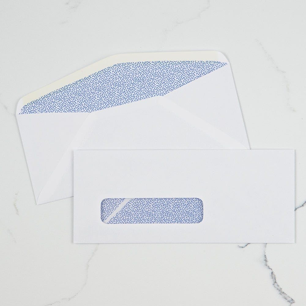 Premium LUXPaper #8 5/8 Business Window Envelopes - 3 5/8