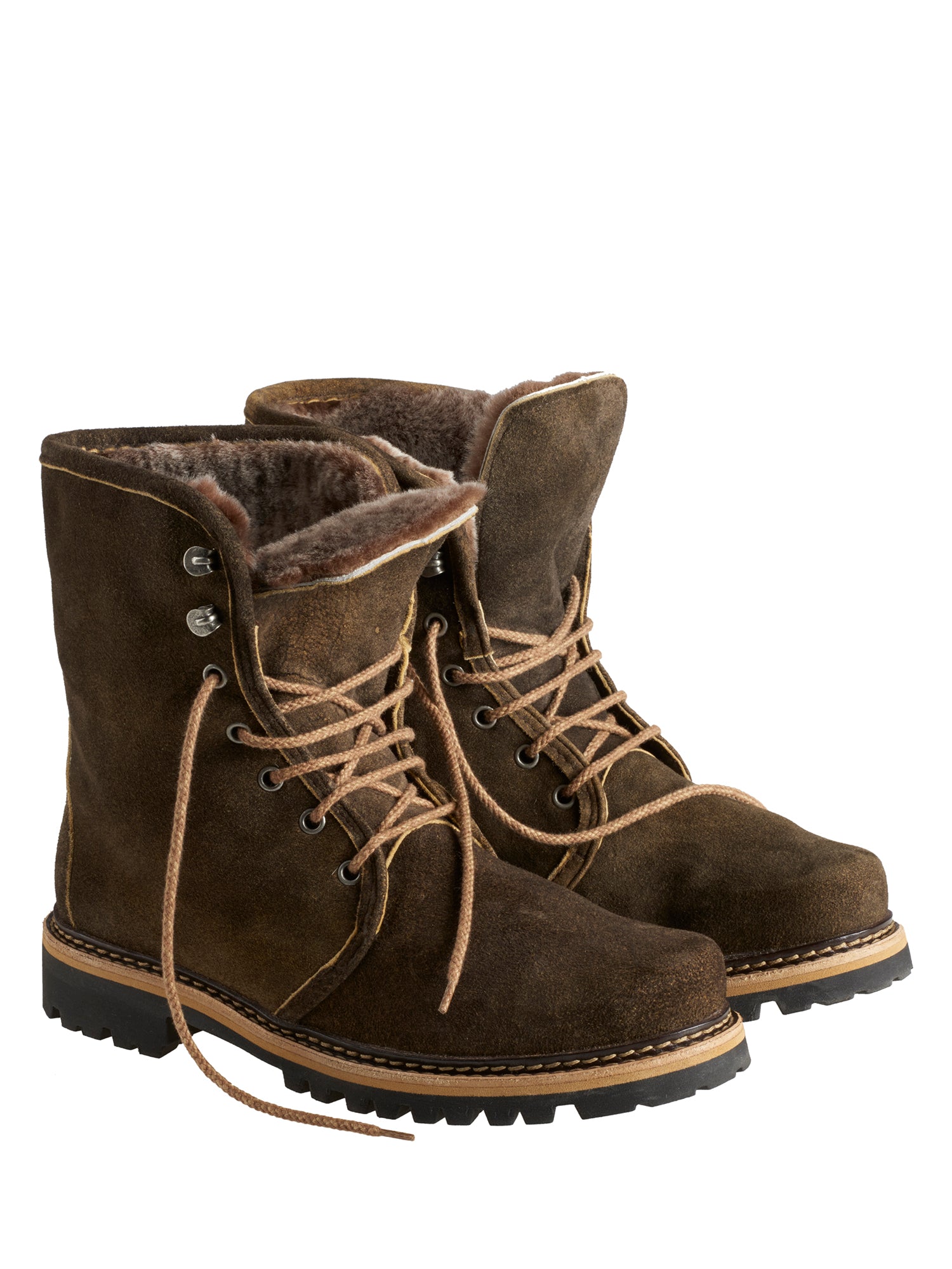**M Anniversary Shearling Lined Hiker Boot - Warm & Comfortable Winter Hiking Shoes for Men - Perfect for Outdoor Adventures & Cold Weather**