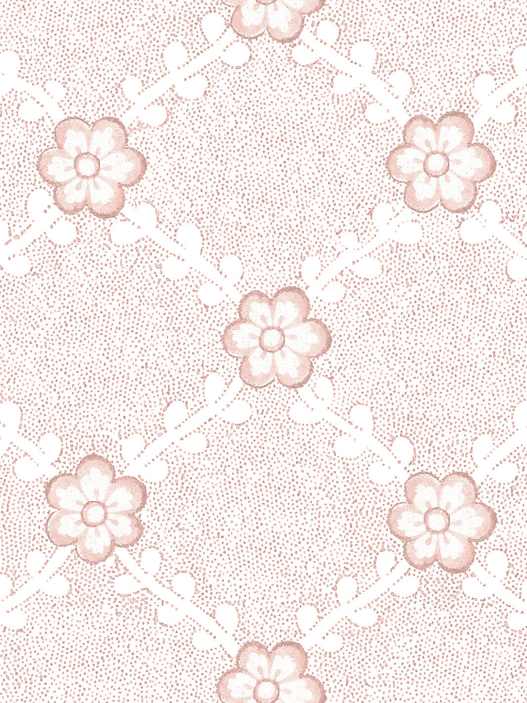 Lucia Wallpaper by Nathan Turner - Pink Floral Peel and Stick Wallpaper for Bedroom, Living Room & Nursery Decor