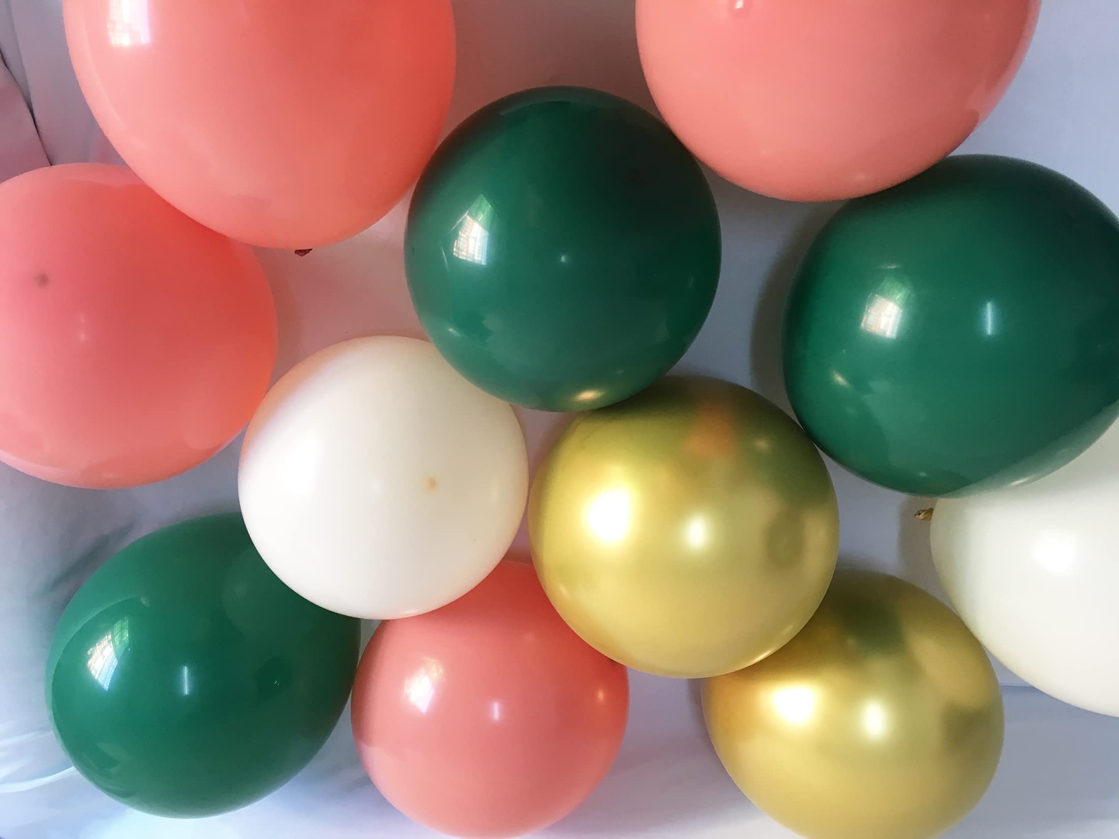 Elegant Emerald Green & Dusty Rose Pink Birthday Decorations Set for Women & Girls - Rustic Banner, Balloons, Floral Cake Topper - Perfect for Birthday Parties, Baby Showers & Special Celebrations