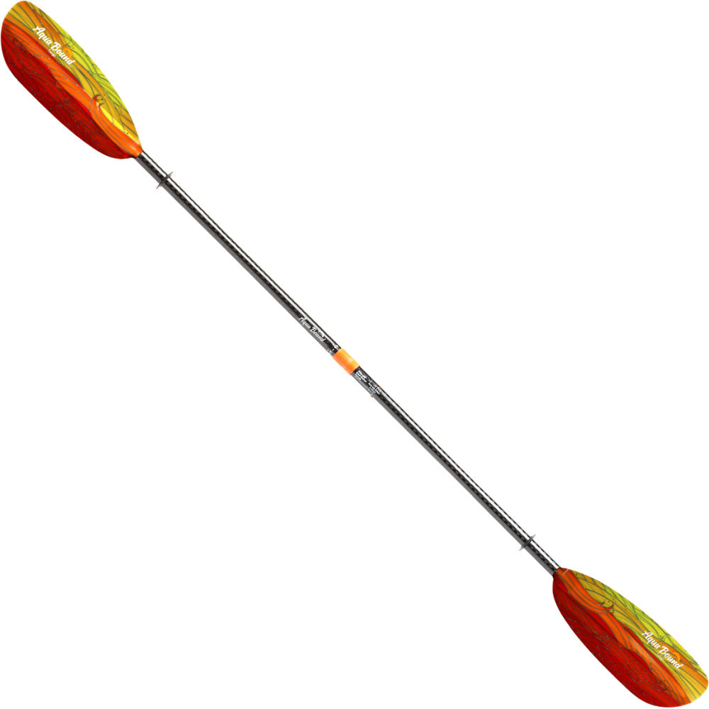 Aqua Bound Tango Fiberglass Straight Shaft 2-Piece Kayak Paddle - Lightweight & Durable for Touring, Fishing & Recreational Kayaking