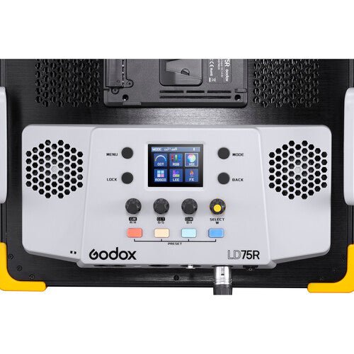 Godox LD75R 75W Bi-Color LED Video Light Panel with Bowens Mount - Perfect for YouTube, Photography, and Studio Lighting