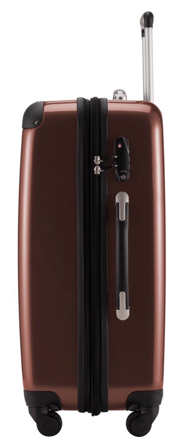 Premium Brown Hand Luggage Carry-On Suitcase - 6.75