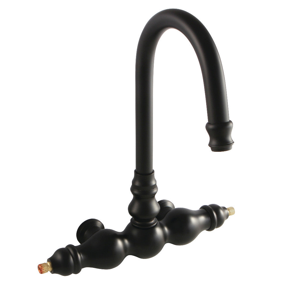 Kingston Brass AET300 5 Aqua Vintage Tub Faucet - No Handle - Classic Bathroom Faucet for Clawfoot & Freestanding Tubs - Perfect for Vintage & Farmhouse Bathroom Decor