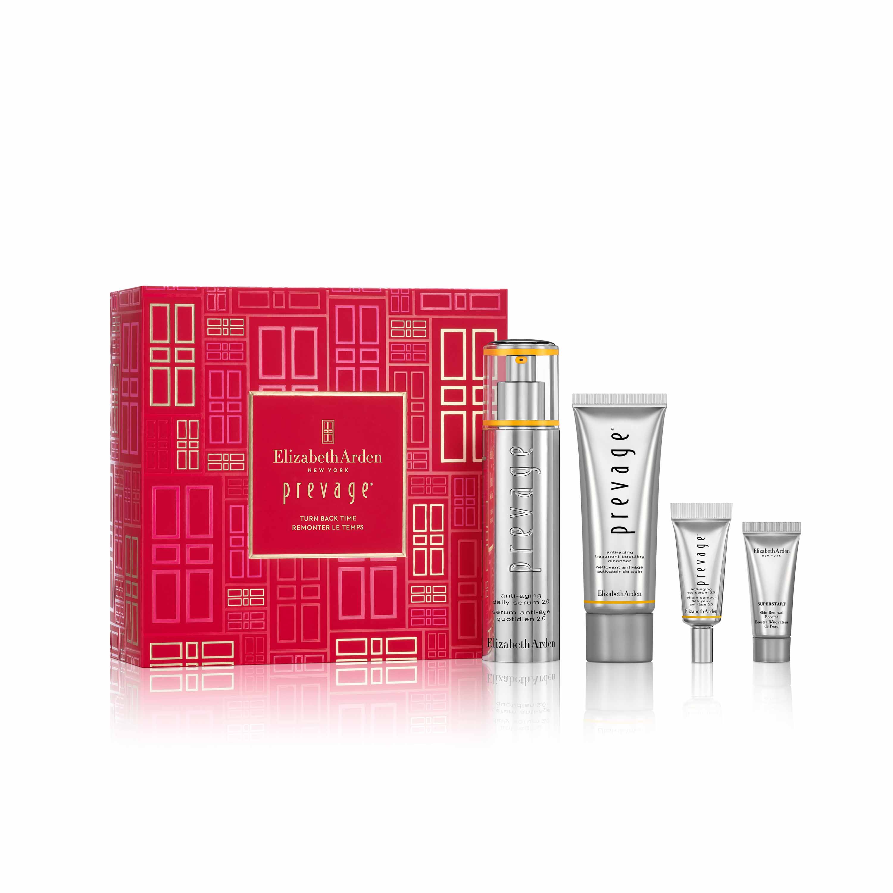 Elizabeth Arden PREVAGE® 2.0 Anti-Aging Skincare Set - Turn Back Time with Advanced Serum & Moisturizer for Wrinkles & Fine Lines | Perfect for Nighttime Routine & Daily Youthful Glow