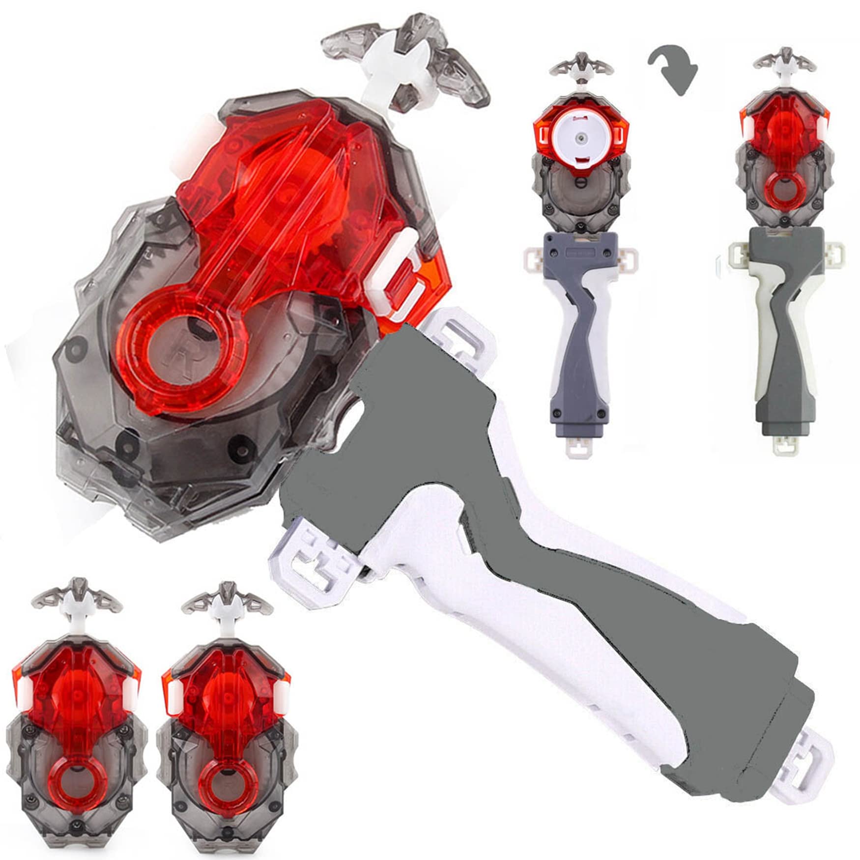 Beyblade Burst Cho-Z Geist Fafnir B-122 Starter Booster Set with B-184 Custom String Launcher (Left/Right Spin) & Grip - High-Performance Spinning Top Battle Toys for Kids & Collectors | Perfect for Competitive Play & Tournaments