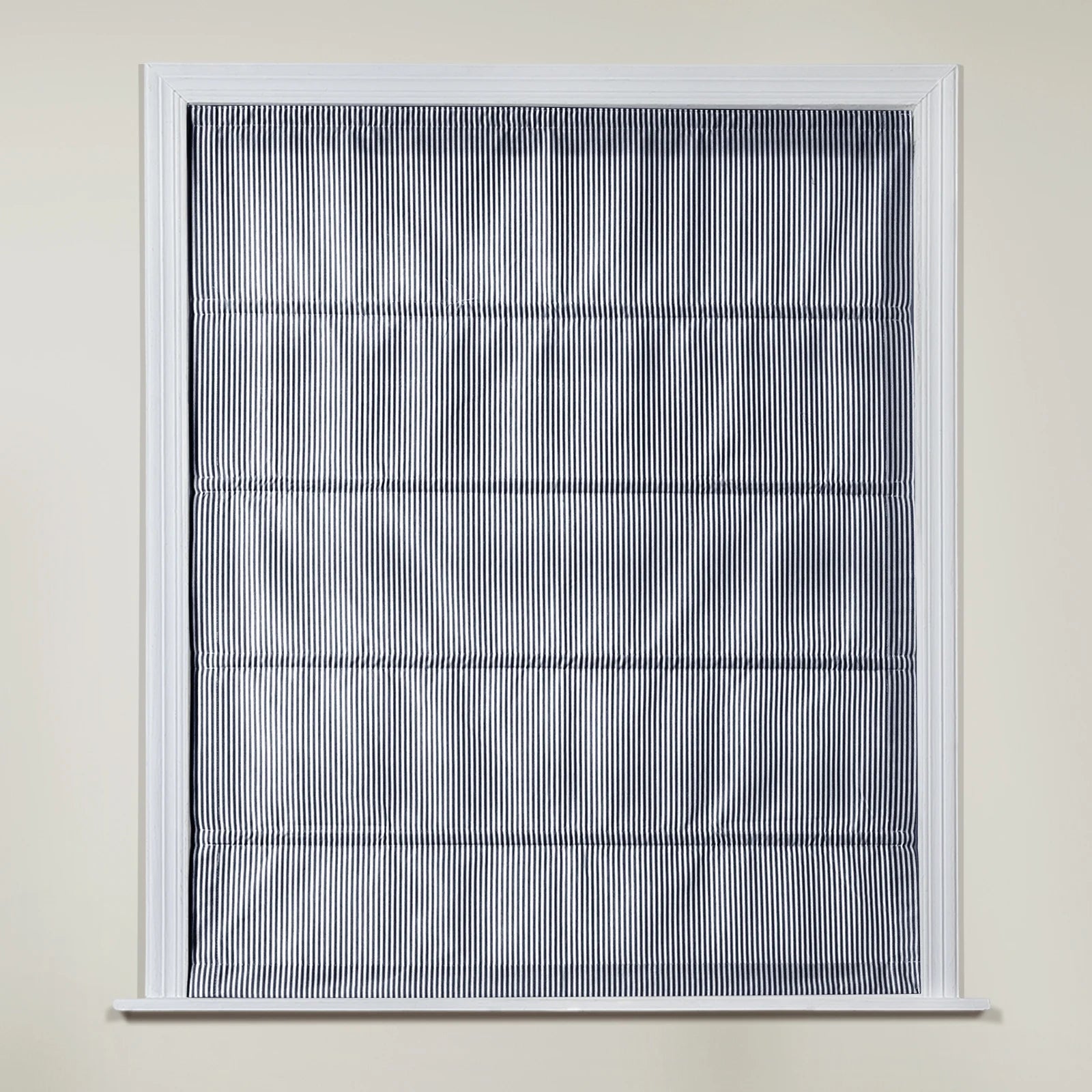 Celia Patterned Cordless Roman Shade Window Treatment - Blackout Fabric for Bedroom & Living Room Privacy & Light Control