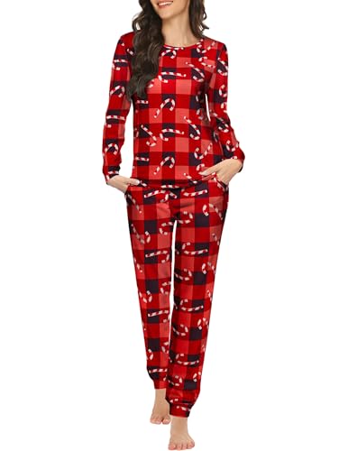 Red Plaid Snowflake
