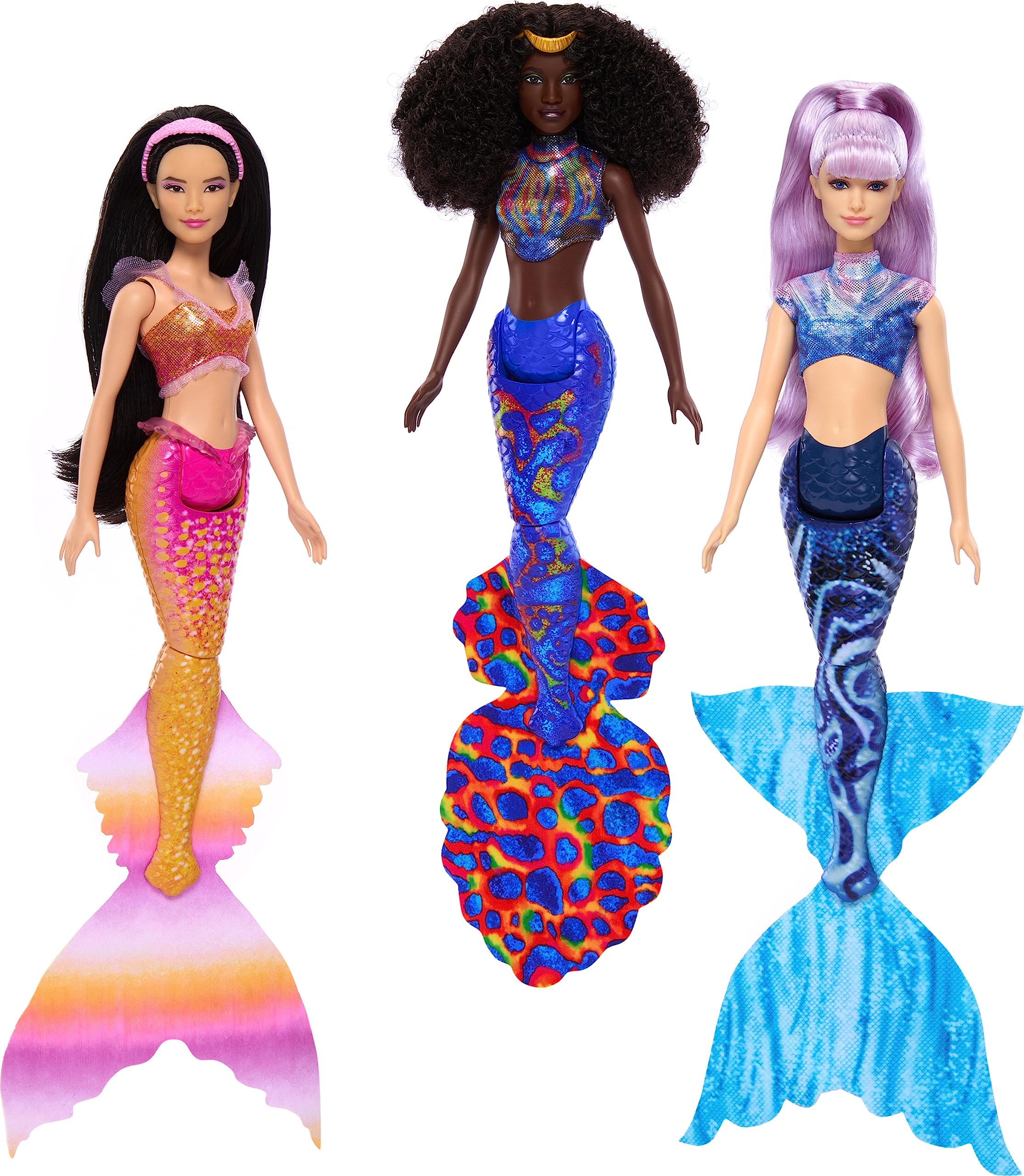 Mattel Disney The Little Mermaid Ultimate Ariel Sisters 7-Pack Doll Set - 7 Fashion Mermaid Dolls Collection Inspired by The Little Mermaid Movie | Perfect Gift for Kids Birthday, Christmas & Underwater Fantasy Play