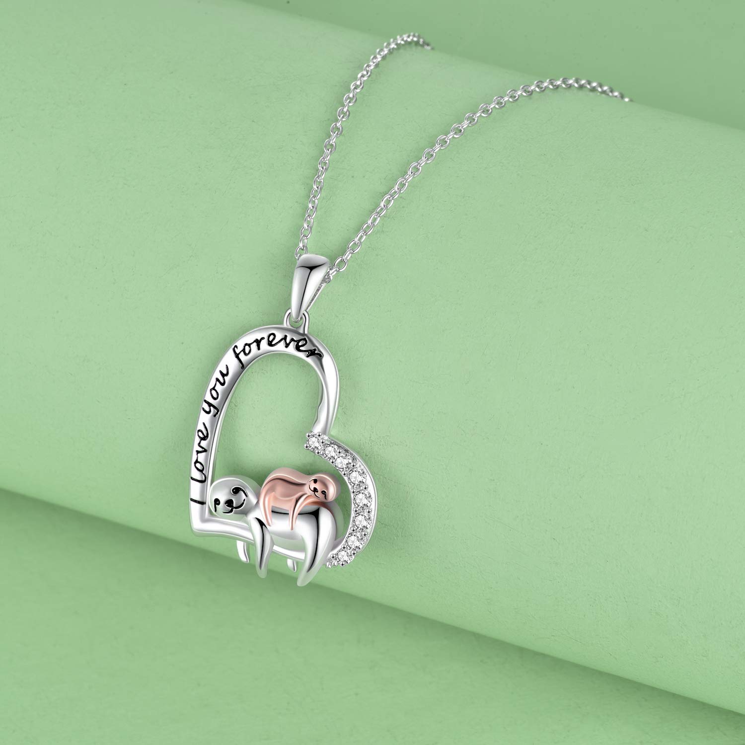 POPLYKE 925 Sterling Silver Animal Necklace - Elegant Jewelry Gift for Mom, Women, Daughter | Perfect Mother's Day, Birthday & Anniversary Present | Ideal for Casual Wear, Special Occasions & Gift Giving