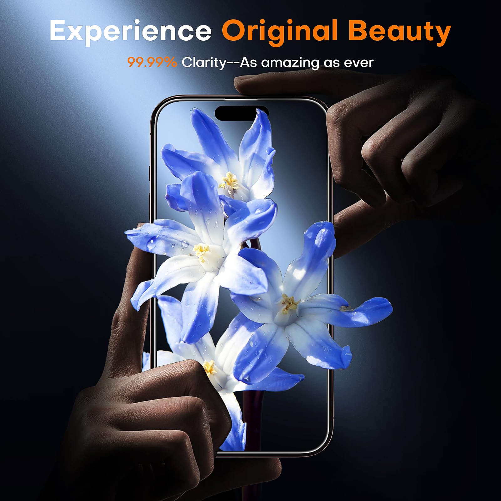 TOCOL iPhone 16 Pro Max Screen Protector - Military Grade Shatterproof, 9H Hardness Tempered Glass - Full Coverage HD Clear Protection - Easy Installation (2 Pack) - Perfect for Outdoor Activities, Travel & Daily Use