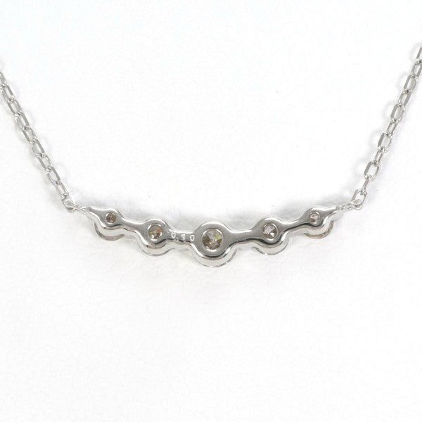 10K White Gold Diamond Necklace for Women - Elegant & Dainty Jewelry Gift for Anniversary, Wedding, Valentine's Day