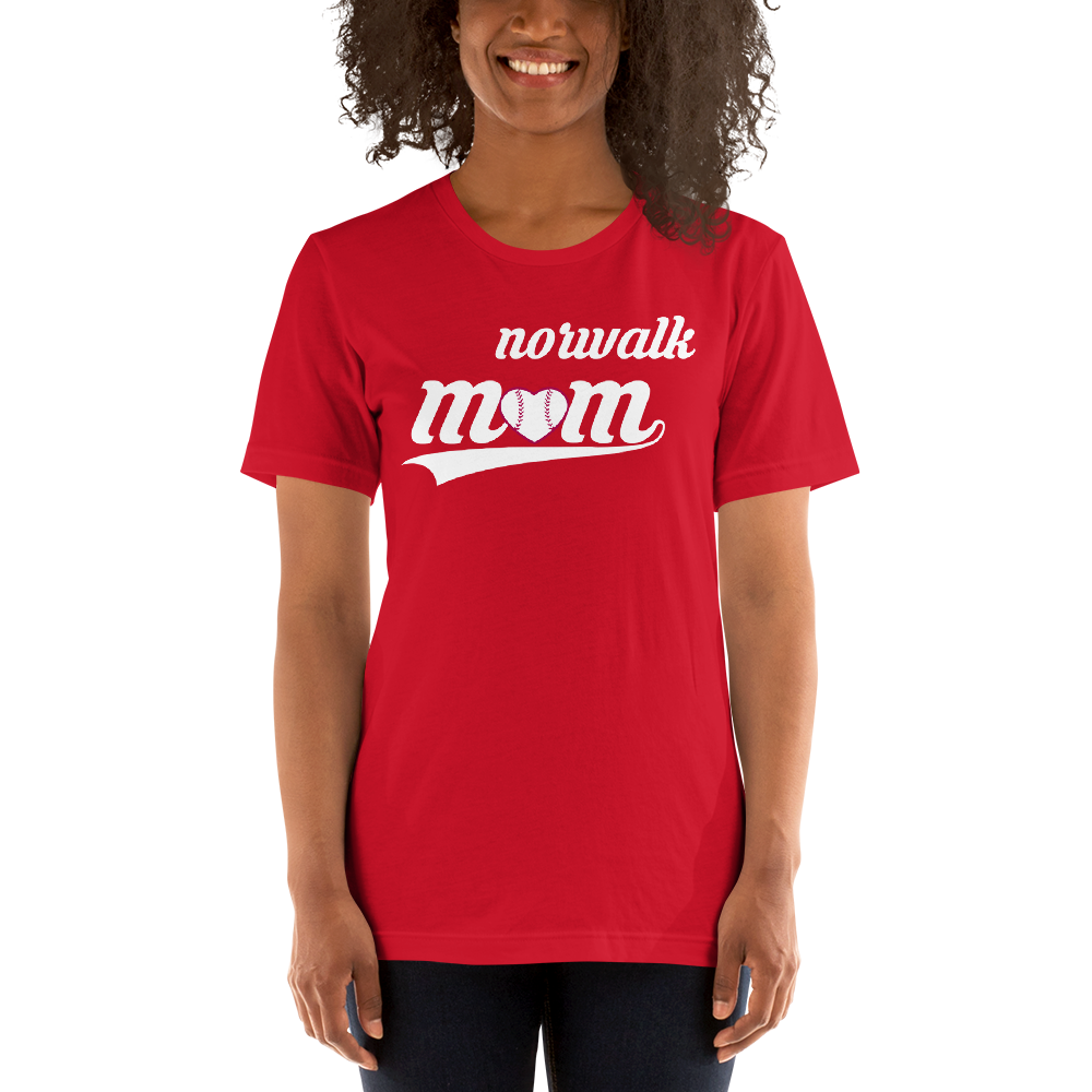 Nutmeg Sporting Goods Norwalk Mom T-Shirt - Comfortable Cotton Tee for Active Moms - Perfect for Gym, Running & Casual Wear