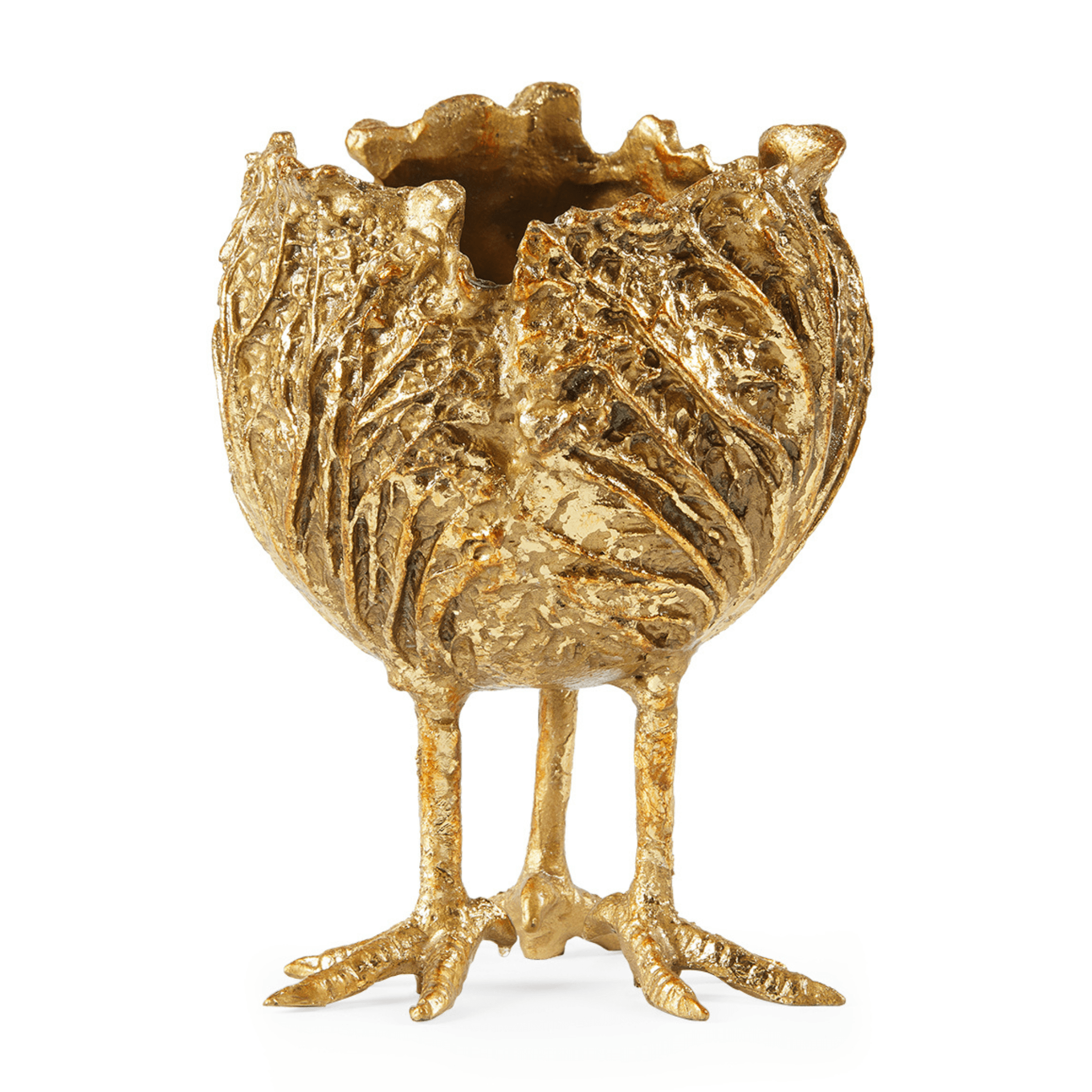 Gold Leaf Beatrice Bowl - Elegant Decorative Serving Bowl for Dining, Entertaining & Home Decor | Perfect for Salads, Fruits & Centerpieces