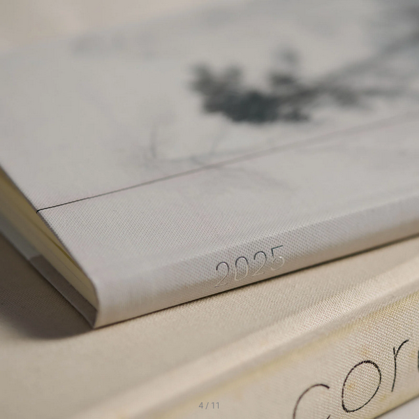 Hobonichi Techo 2025 Planner - Spring April Start with Tokyo National Museum Hasegawa Tohaku Pine Forest Design | Weekly Horizontal Layout, Monday Start | Japanese Edition | Perfect for Journaling, Planning & Gift Giving