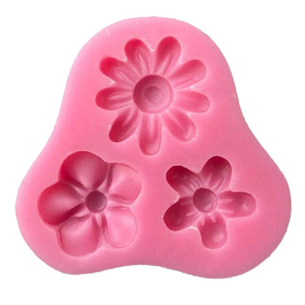 Premium Silicone Fondant Molds for Cake Decorating - DIY Handmade Soap, Candle & Gum Paste Molds - Exquisite Flower Design for Baking, Wedding Cakes & Home Crafts (Set of 6) | Perfect for Birthday Parties, Gift Making & DIY Projects